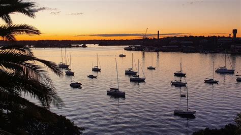 Sydney - City and Suburbs: Parramatta River, sunset