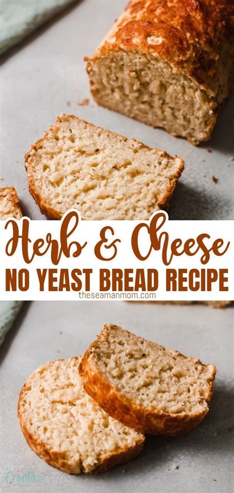 Herb and Cheese Bread No Yeast - Easy Peasy Creative Ideas