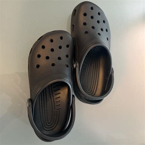 Crocs Men's Black Clogs | Depop