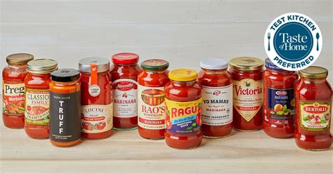 Jar Spaghetti Sauce Brands