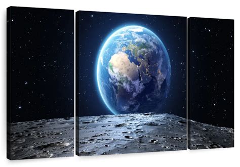 Earth From The Moon Wall Art | Photography