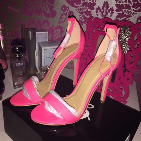 Beautiful bright pink shoes | Pink shoes, Stiletto heels, Heels