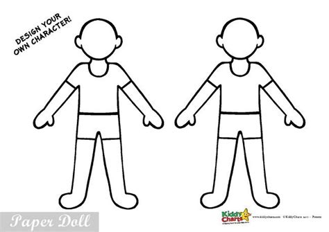 Policeman Paper Doll - Cut Out and Colour Kids Activity | Kiddycharts