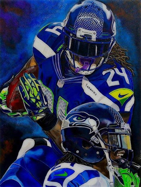 Marshawn Lynch Beast Mode – Poster | Canvas Wall Art Print Poster ...