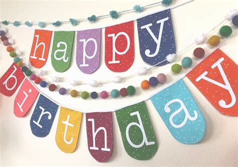 Diy Birthday Banner Tutorial