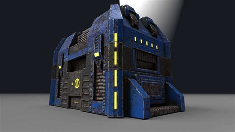 Sci-Fi Crate 3D Model by Juan Soans