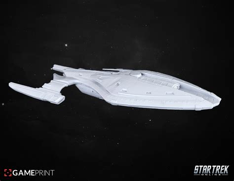 You can make a model out of your Star Trek Online ship