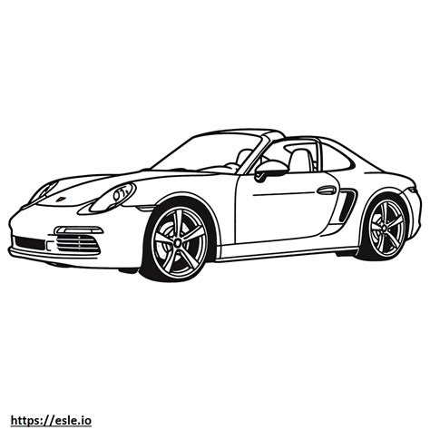 Porsche 911 Carrera GTS 2024 coloring page