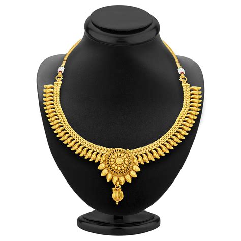 Buy Sukkhi Elegant Gold Plated Necklace Set For Women Online @ ₹719 ...