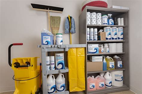 Janitor Supplies | Locker storage, Cleaning supply storage, Clean office