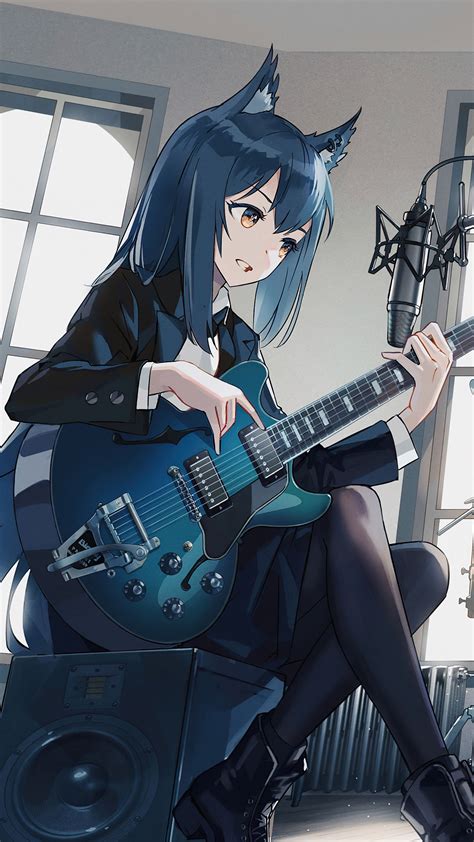 Anime Girl Guitar Wallpaper