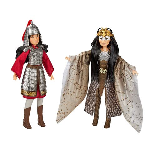 First images: Disney Mulan live action movie 2020 doll set Mulan & Xianniang from Hasbro ...