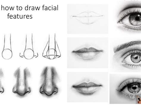 Step by step guide on how to draw facial features. Cover lesson or suitable for home learning ...