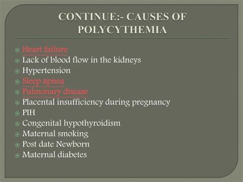 Polycythemia: Causes, symptoms, diagnosis and treatment