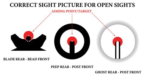 Proper peep sight alignment rifle - lasopasmile