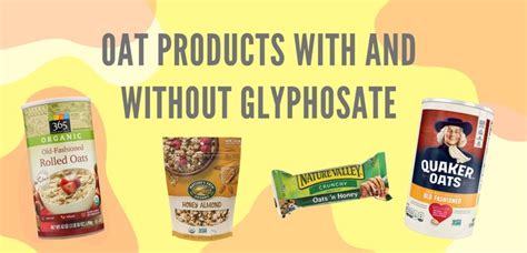 Oatmeal Brands With and Without Glyphosate — Madison Mae | Oatmeal brands, Oatmeal, Best oatmeal