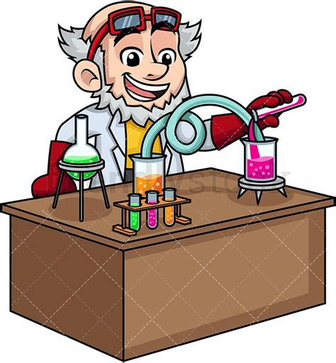 Mad Scientist Laboratory Clipart