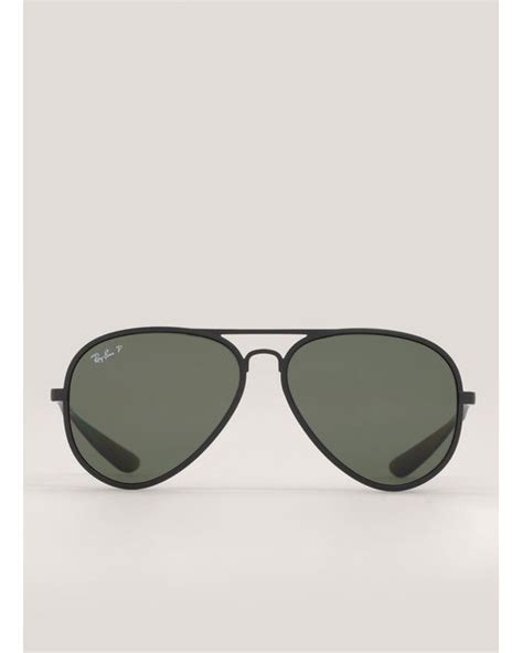 Ray-Ban Plastic-frame Aviators in Black | Lyst