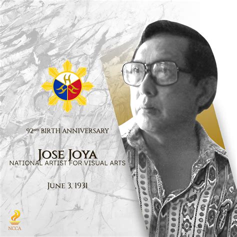 NCCA PH on Twitter: "Today is the 92nd birth anniversary of National Artist Jose T. Joya. Read ...