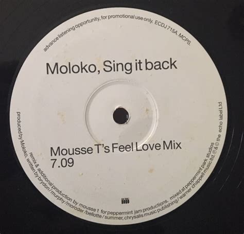 Moloko – Sing It Back (1999, Vinyl) - Discogs