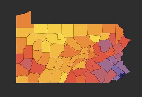 COVID-19: PA Cases and Deaths by County over Time