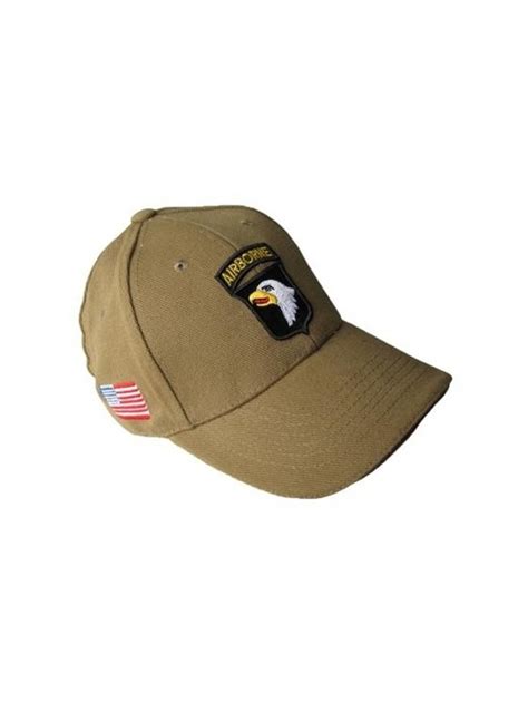 Khaki US 101st Airborne Baseball Cap - C81102RY4XR