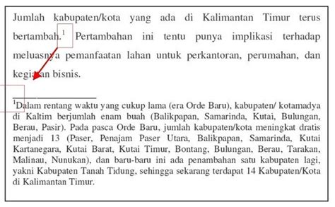 Cara Menulis Footnote Dari Buku - Satu Trik