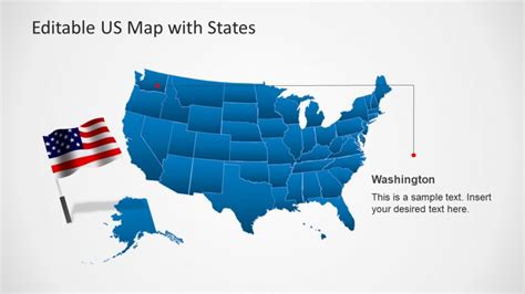 Editable US Map PowerPoint Template Free Download - GreatPPT