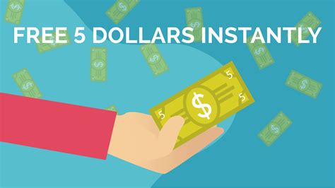 Free 5 Dollars Instantly? Here Are 15 Ways How