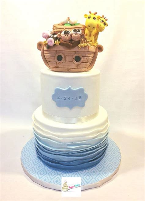 Noah's Ark Baptism Cake - CakeCentral.com