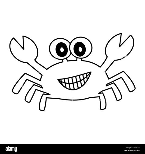 Crab Outline Clip Art