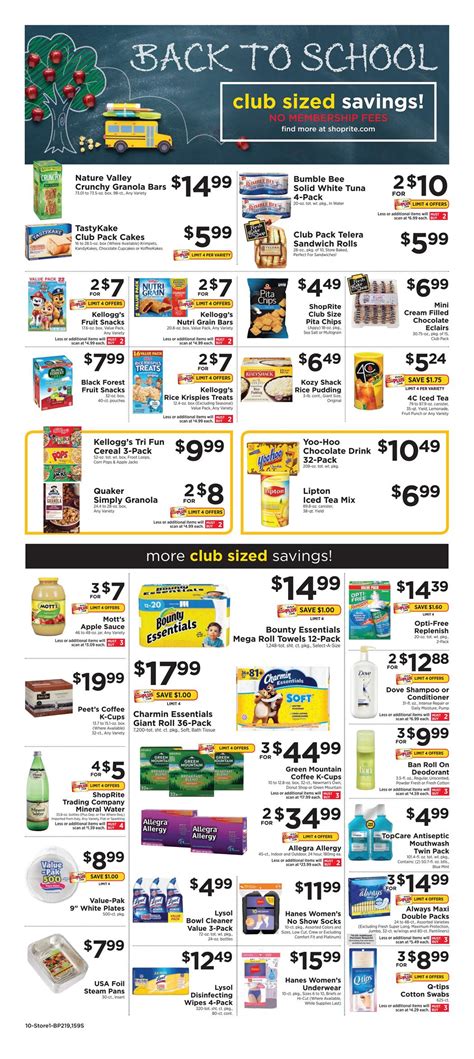 ShopRite Weekly Ad Sep 01 – Sep 07, 2019