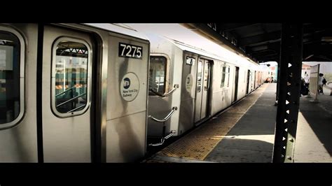 R142A 7 train enters queens boro plaza - YouTube