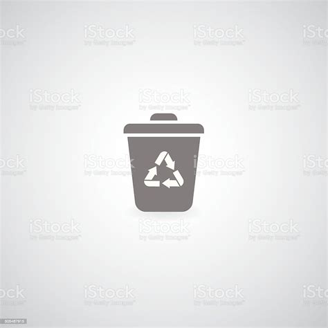 Bin Symbol Stock Illustration - Download Image Now - Animal Markings, Bodyguard, Bucket - iStock