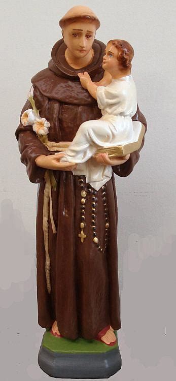 St Anthony Statue, 16 inch plaster