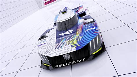 Art Car livery for the Peugeot TotalEnergies 9X8 | 24h-lemans.com