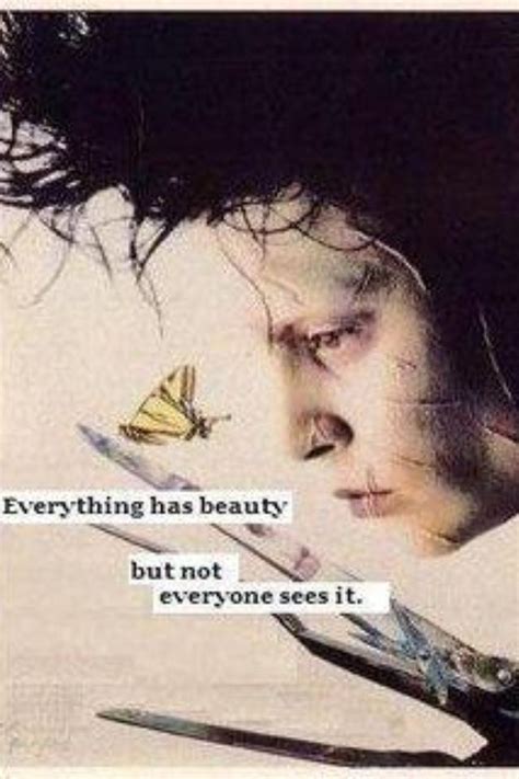 Edward. | Tim burton quotes, Edward scissorhands, Johnny depp quotes