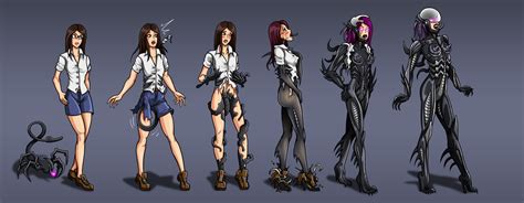 Alien Heroine Transformation (TF-sale commission) by Re-Maker | Alien, Heroine, Character art