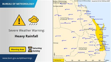 Bureau of Meteorology, Queensland on Twitter: "⚠️ Severe Weather Warning update: heavy to ...