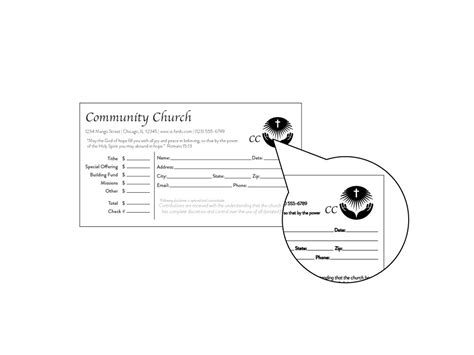 Custom Church Envelopes | Custom Church Tithing Envelopes