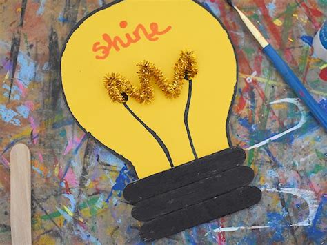 Light Bulb Encouragement Craft - Our Kid Things