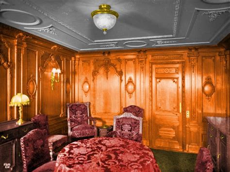 Cabin C-62 First Class Louis XV Style sitting room C-62 | Rms titanic, Titanic, Vintage interior