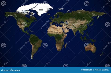 High Resolution World Map with Country Names. Stock Illustration - Illustration of education ...