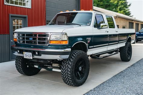 No Reserve: 1997 Ford F-350 XLT Crew Cab Power Stroke 4x4 for sale on ...