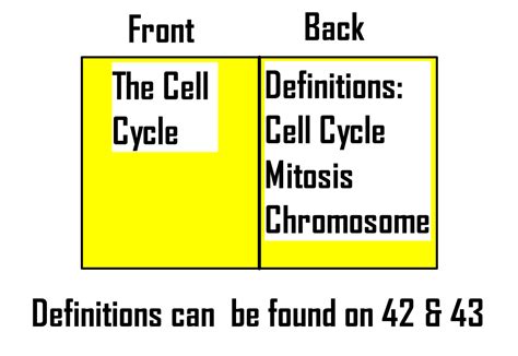 Cell Cycle Book Covers | Mr. Bailey's Science Classroom