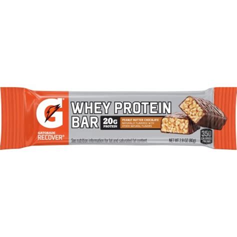 Gatorade Recover Peanut Butter Chocolate Whey Protein Bars, 1 ct ...