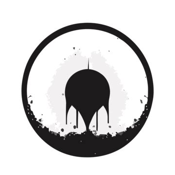 The Oblivion Logo In A Circle Vector, A Simplistic Black Icon Of Exalt ...