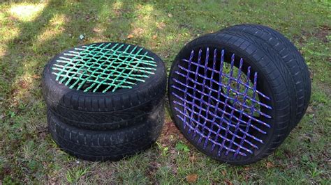 DIY Tire Seats Tire Furniture, Diy Garden Furniture, Recycled Furniture ...