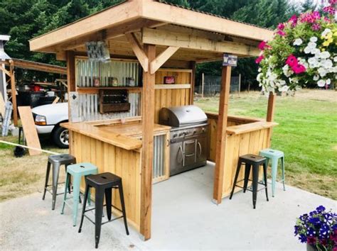 BBQ Hut | Bbq hut, Outdoor grill | Grillhütte, Garten küche, Feuerstelle garten