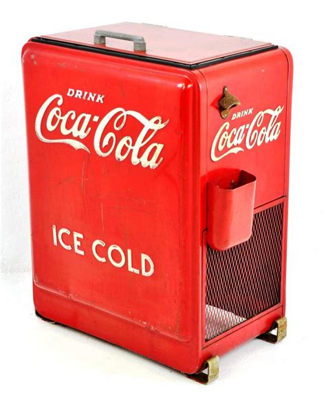 Sold Price: Vintage Ice Cold Coca-Cola Cooler Chest, C. 1930-40’s ...